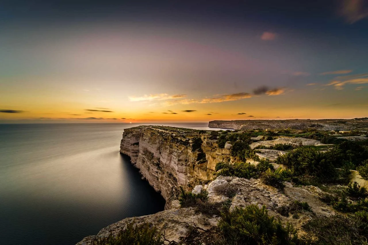A peaceful view across the island of Gozo